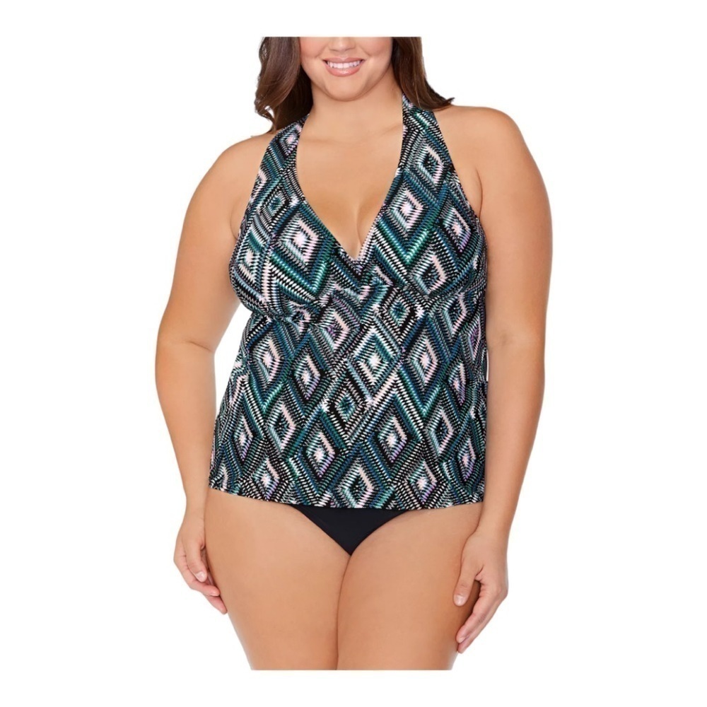 Island Escape's H-Back Tankini Top NWT